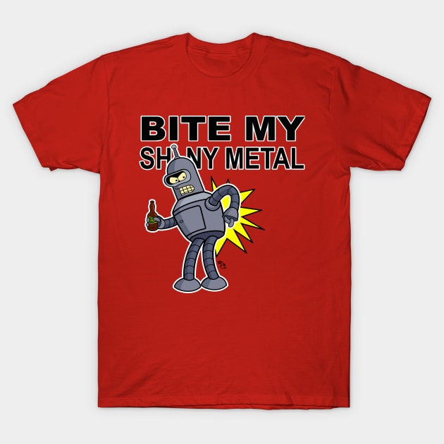 It's shiny. Bite it. T-Shirt by Toni Tees